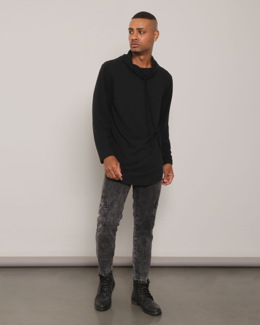Camiseta-Ml-Gola-Alta-Ccordao-307pgg---Preto
