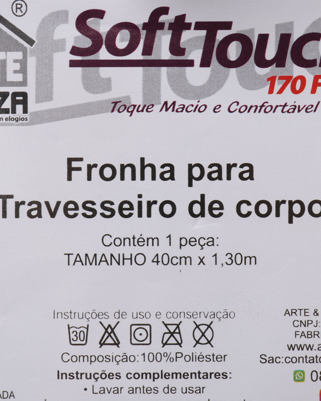 Fronha-Corpo-40-X-130--Soft-Touch---Cinza-Claro