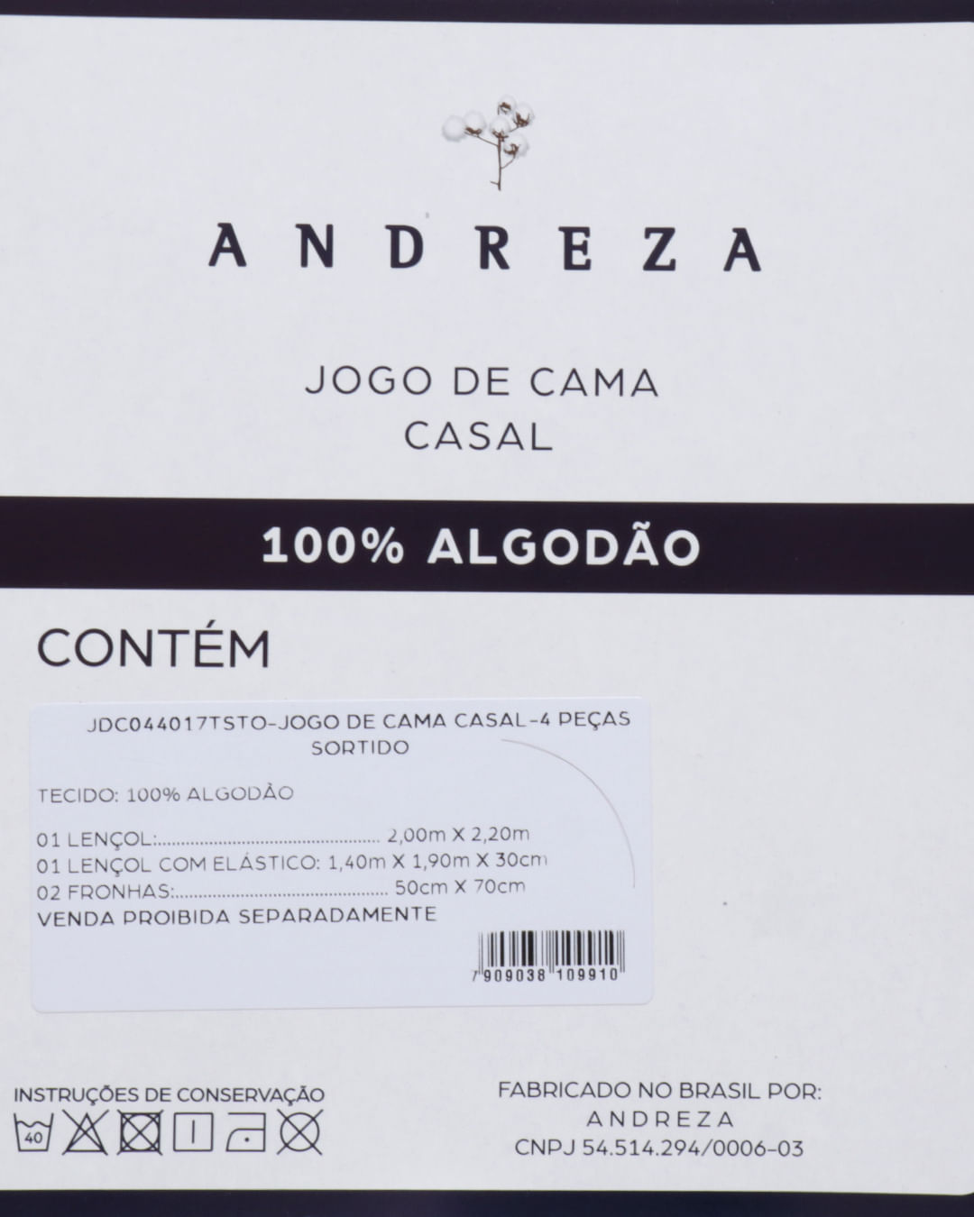 Jg-Cama-Cs-Estamp-Sort-Algo-4-Pc---Verde-Floral