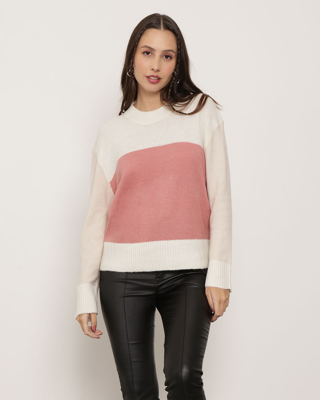 Tricot-Mushi-Bicolor-Tr11---Rosa-Medio