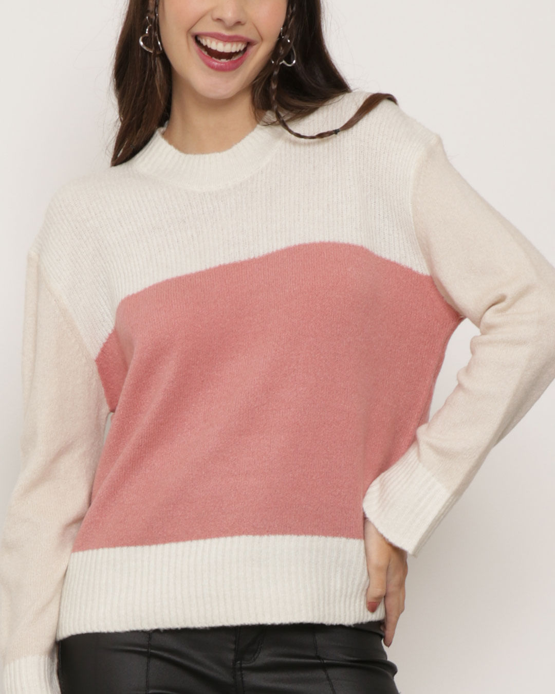 Tricot-Mushi-Bicolor-Tr11---Rosa-Medio