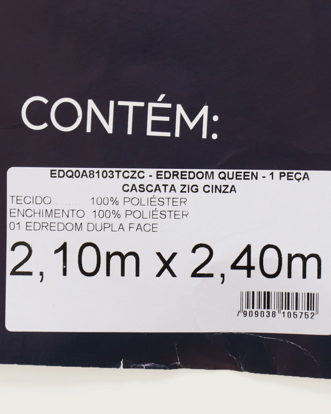 Edredom-Df-Queen-Cascata-Zig-Cinza---1-P---Cinza-Claro
