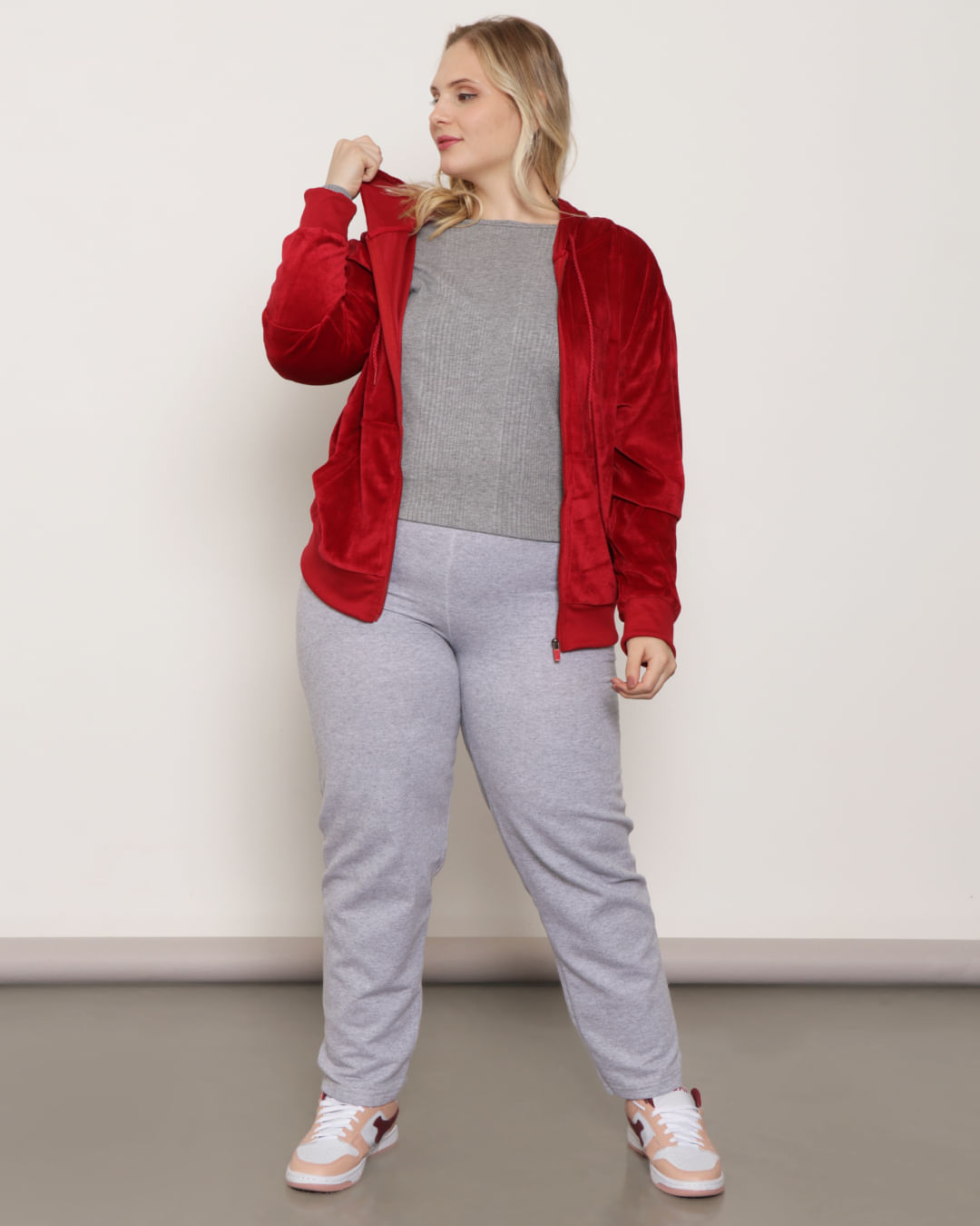 Jaqueta-Jpljf-811-Plush-Capuz---Rosa-Outros