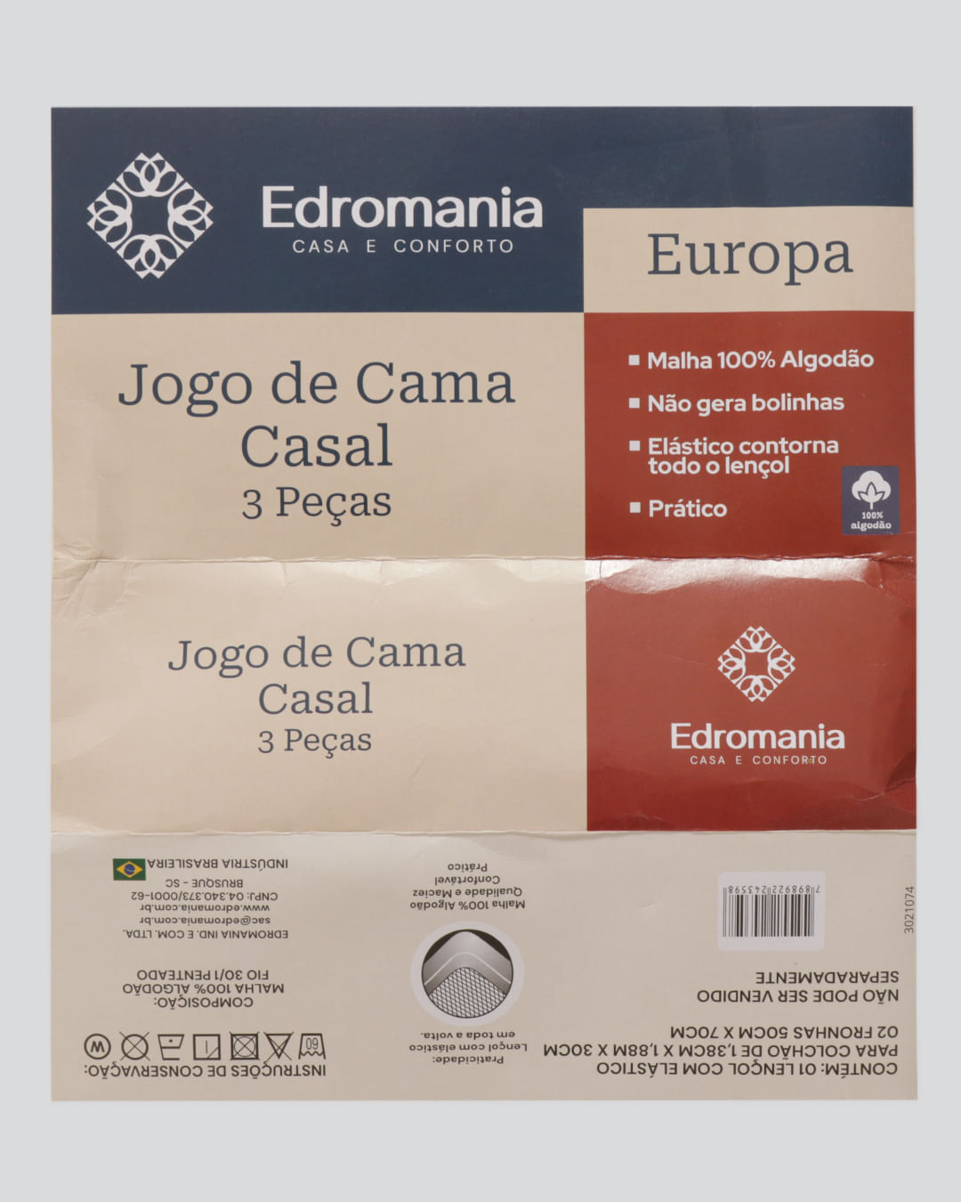 Jg-Casal-Level-Coord-Malha-3-Pcs---Bege-Outros