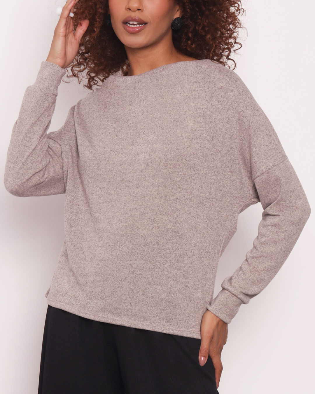 Blusa-Vs677-Malha-Mescla-Gola-Boba---Bege-Medio