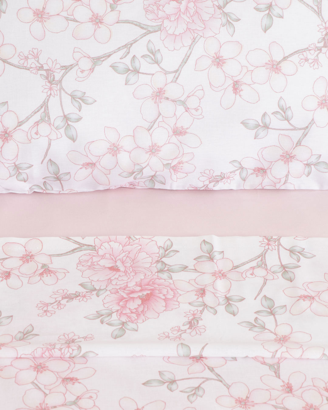 Jg-Cama-Ks-Estamp-Sort-Algo-4-Pc---Rosa-Floral