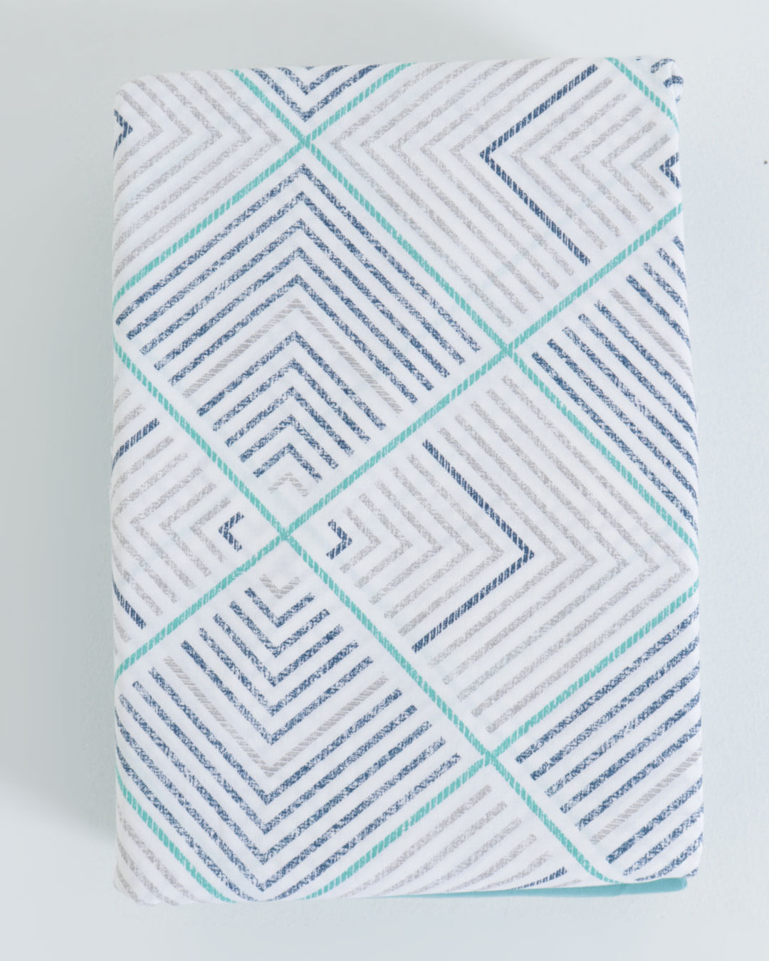 Jg-Cama-Prata-Queen-Philip-Turquesa---Azul-Geometrico