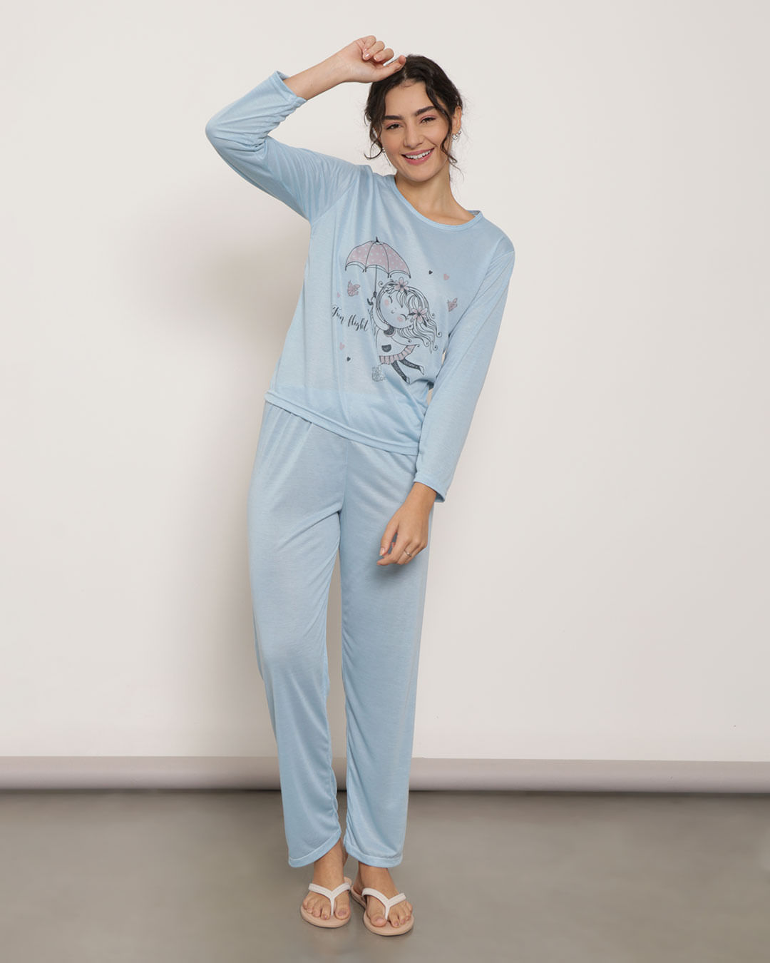 Pijama-Longo-Liso-Csilk-Careca7002---Azul-Claro