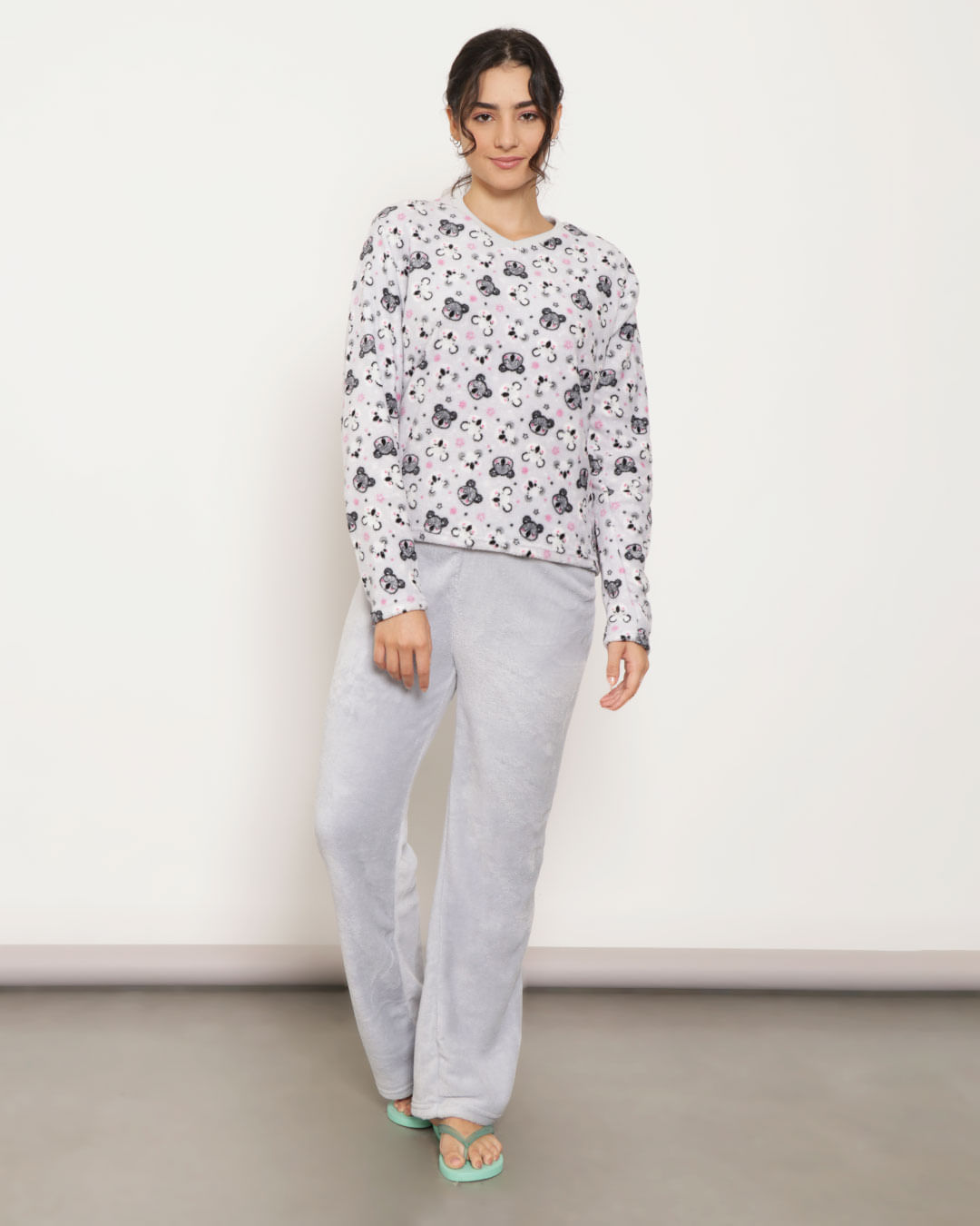 Pijama-Longo-Soft-Decv-Coala---Cinza-Claro