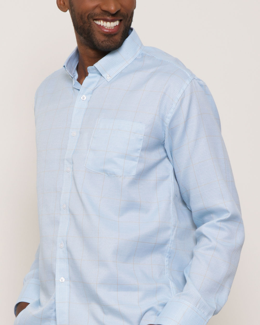 Camiseiro-Ml-Xadrez5-Azul-Bb-26---Azul-Outros
