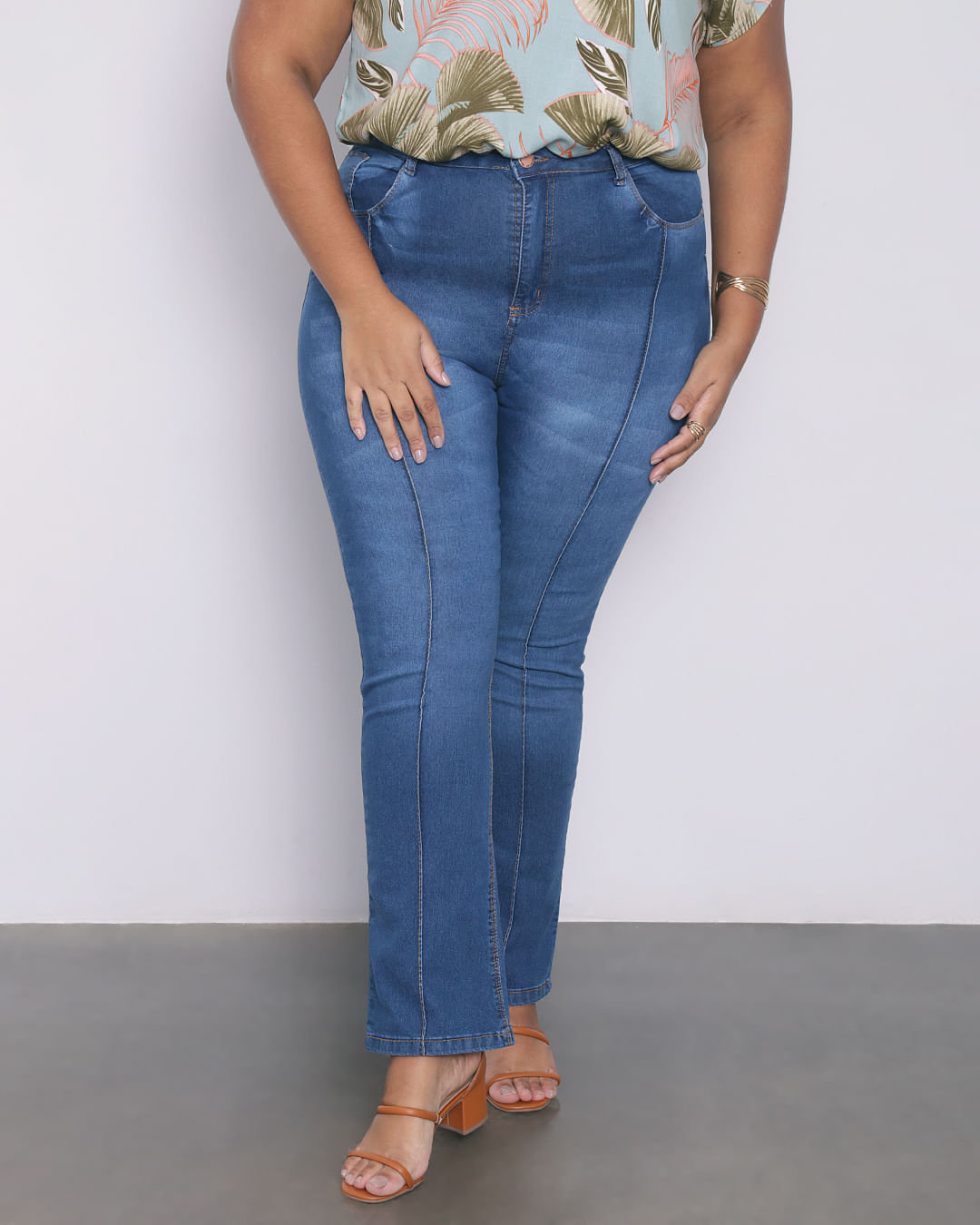Calca-0918733-Jns-Fit-Flare-Nerv-Fem-Tg---Blue-Jeans-Medio