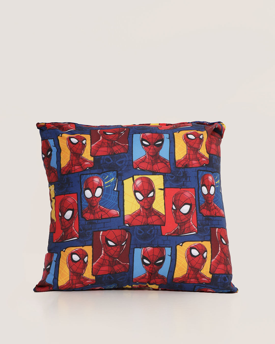 Almofada-40x40-Spider-Man-Faces---Azul-Medio
