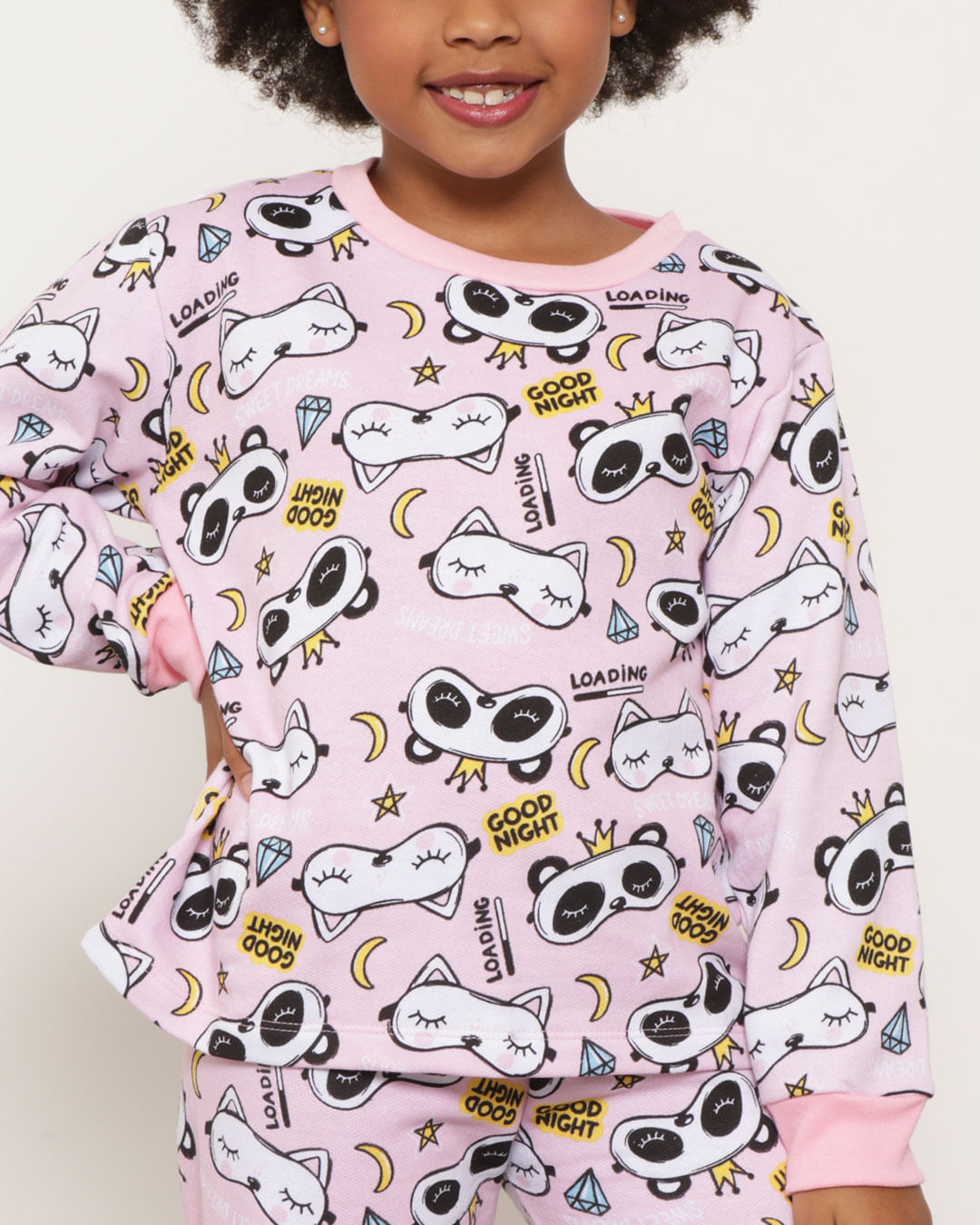 Pijama-Ml-Moletinho-Infa-410-Ref-1114---Rosa-Claro