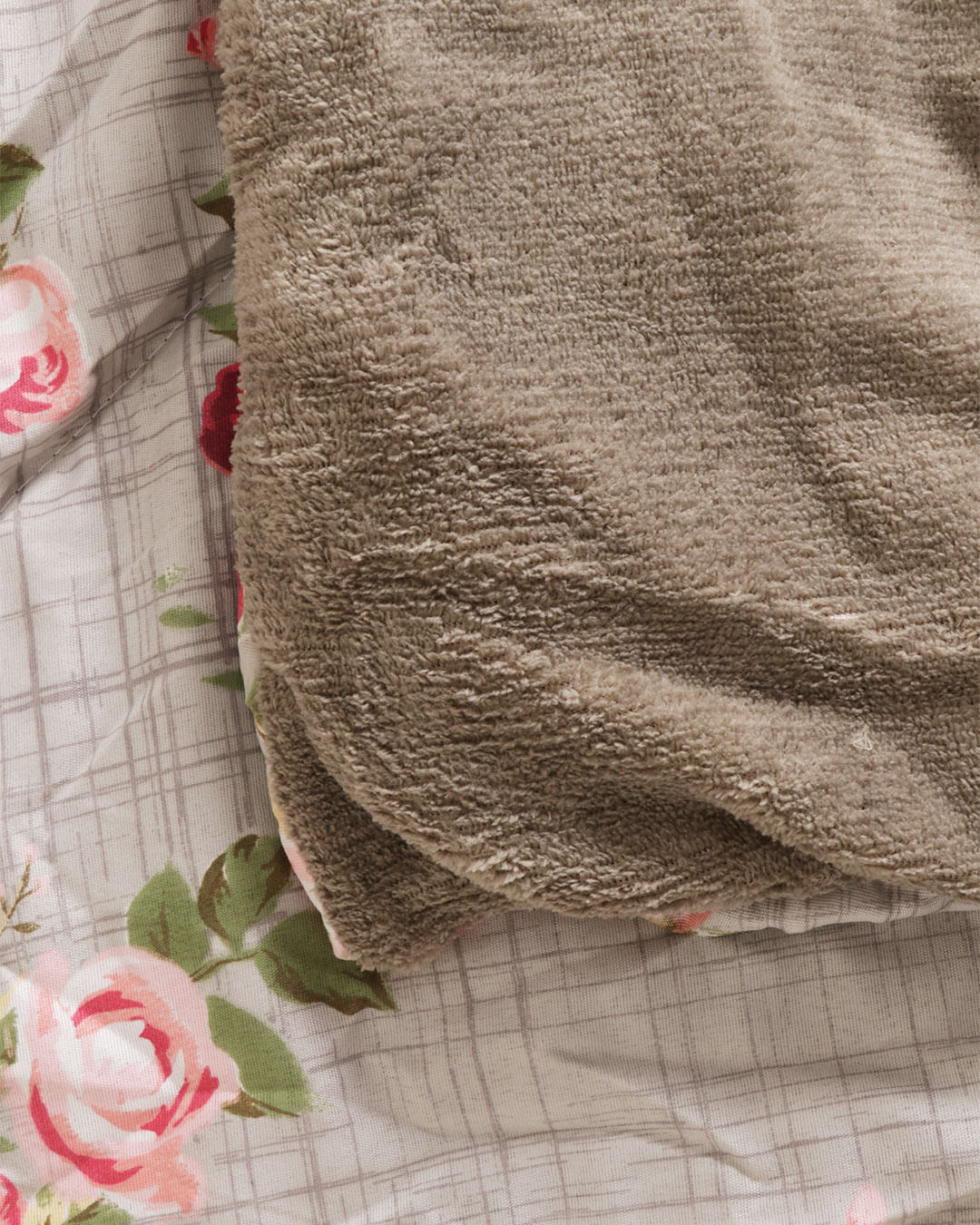 Coberdrom-Casal-Plush-Combo-Soft-Slim---Cinza-Floral
