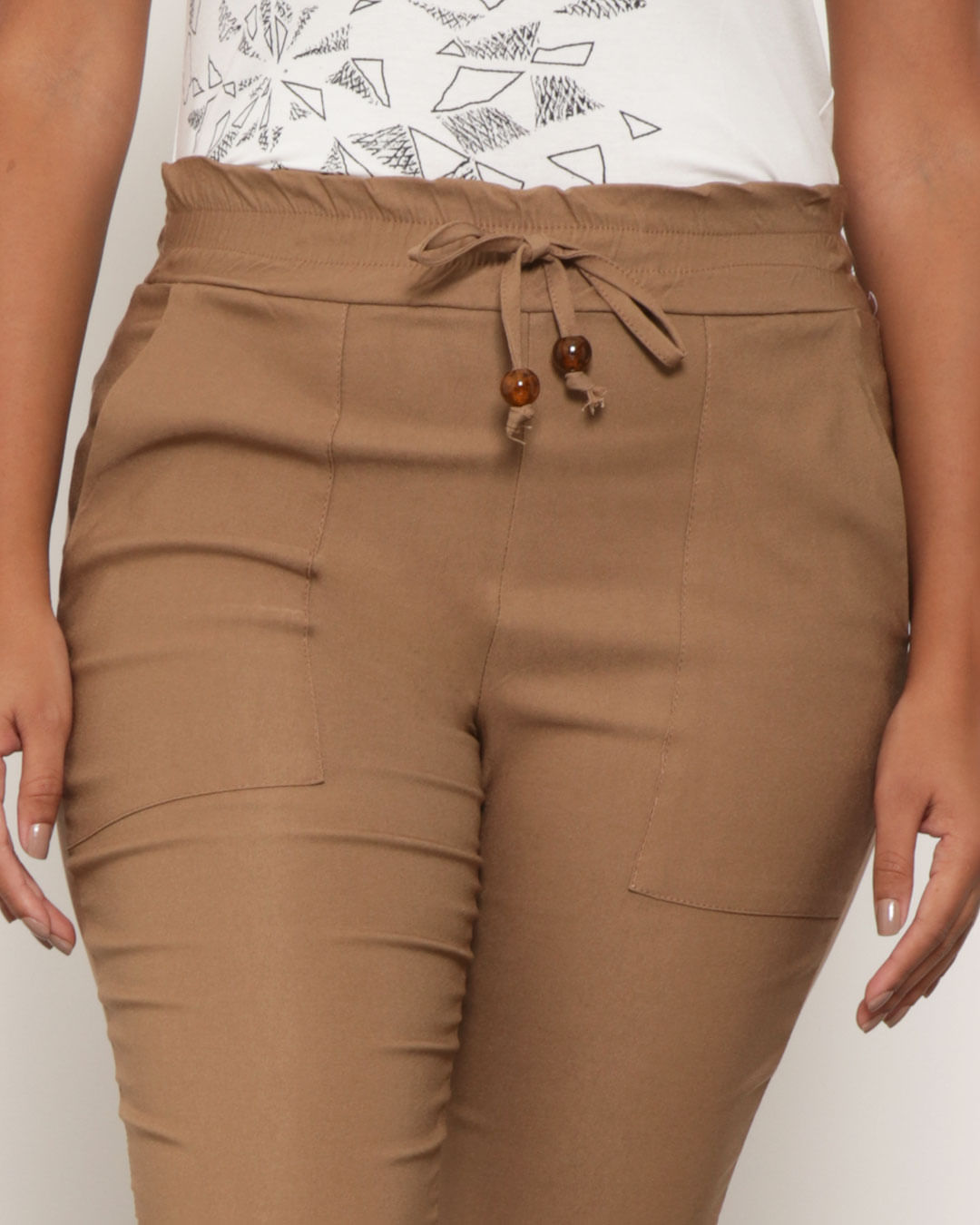 Calca-958-Jogger-Bengaline---Marrom-Medio