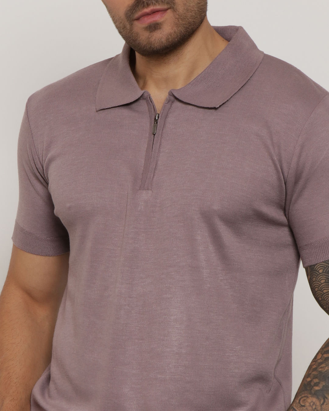 Polo-Tricot-Half-Ac-2-Rose-Cl-Pgg---Rosa-Outros