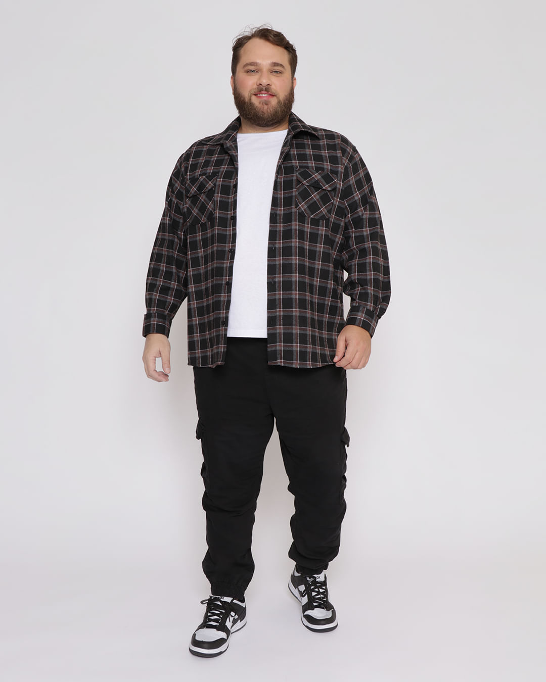 Camisa-Xadrez-Plus---Preto-Xadrez