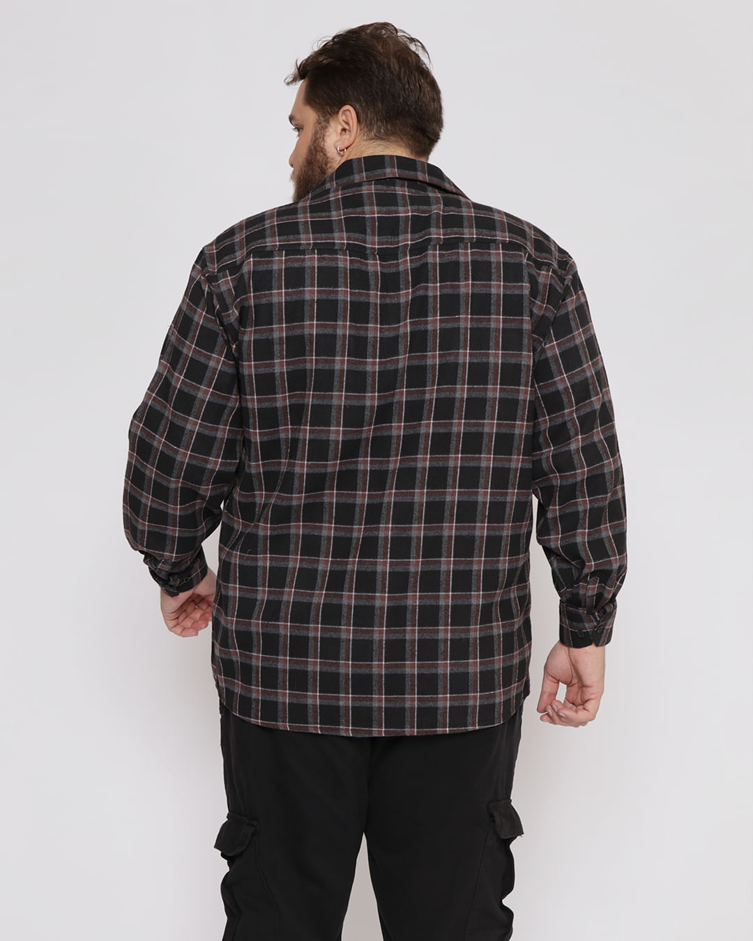 Camisa-Xadrez-Plus---Preto-Xadrez