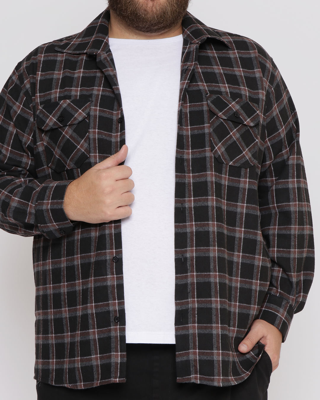 Camisa-Xadrez-Plus---Preto-Xadrez