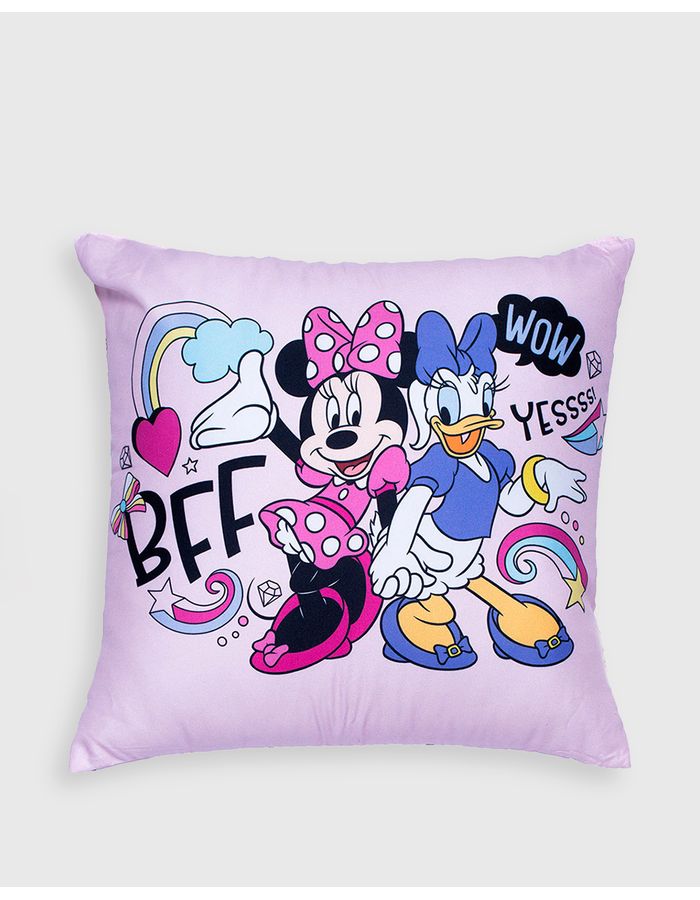 Almofada-40x40-Minnie-Bff---Rosa-Claro