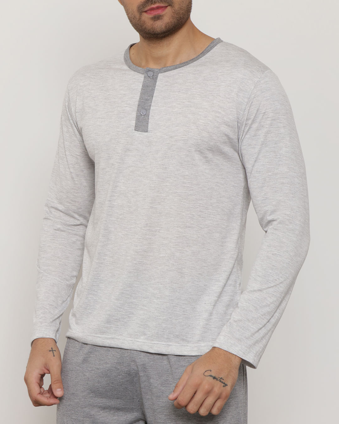 Pijama-Gola-Portuguesa-Ref-67593---Mescla-Claro