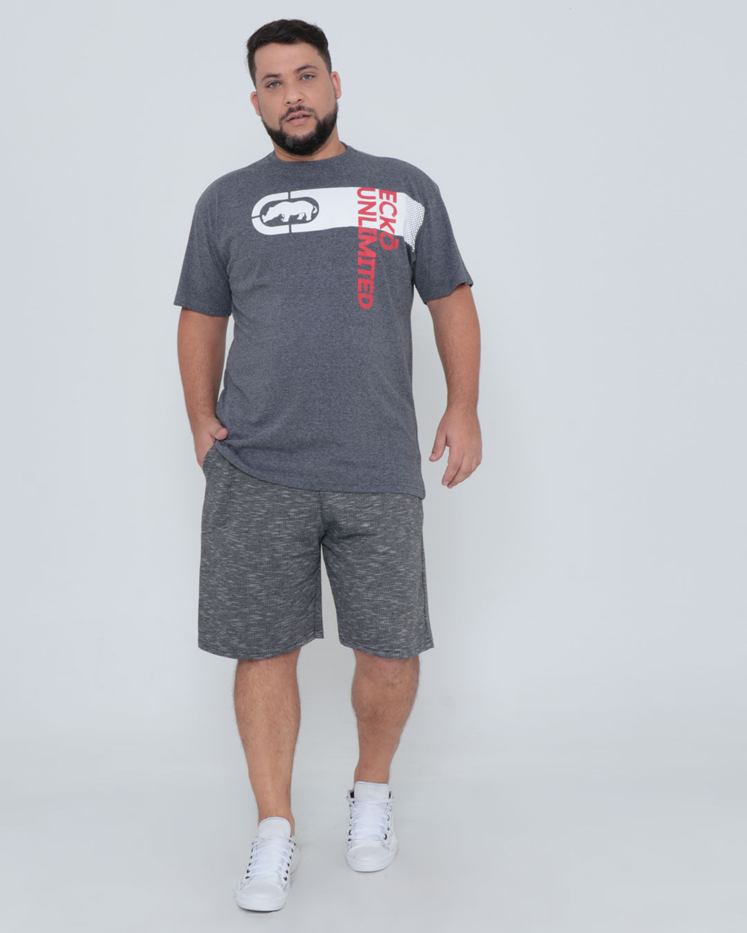 Camiseta-K194a-Ecko-Plus---Cinza-Medio