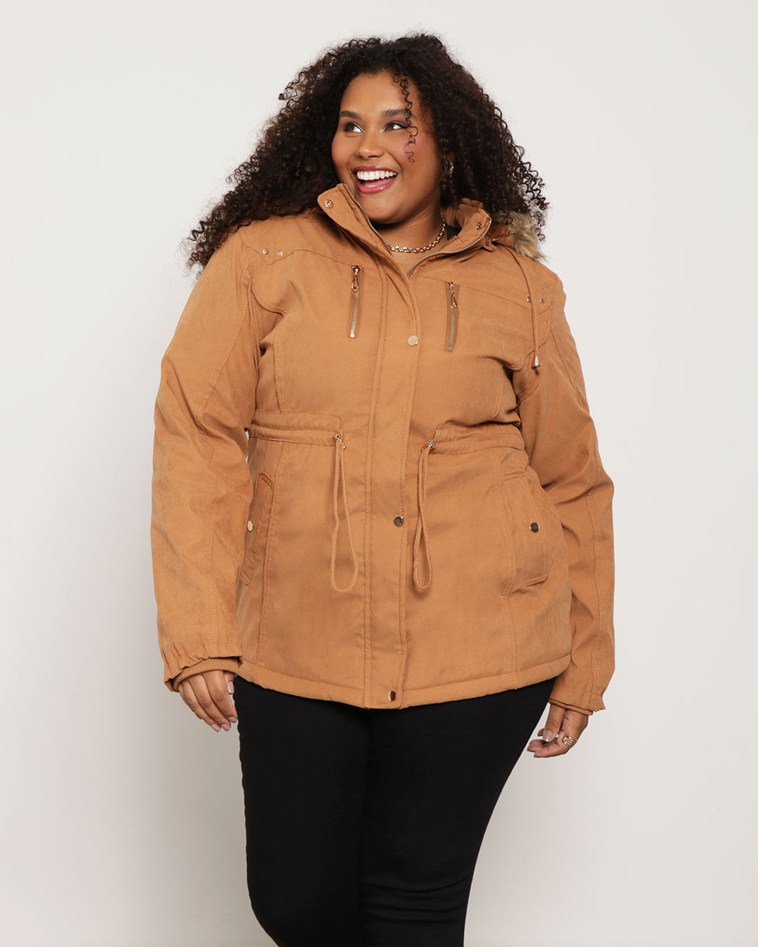 Parka-Com-Pelo-Srj-Fem-Tg-Pfj01---Marrom-Outros