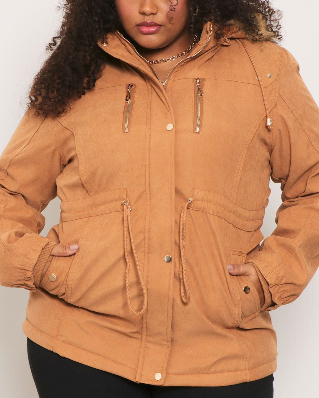 Parka-Com-Pelo-Srj-Fem-Tg-Pfj01---Marrom-Outros