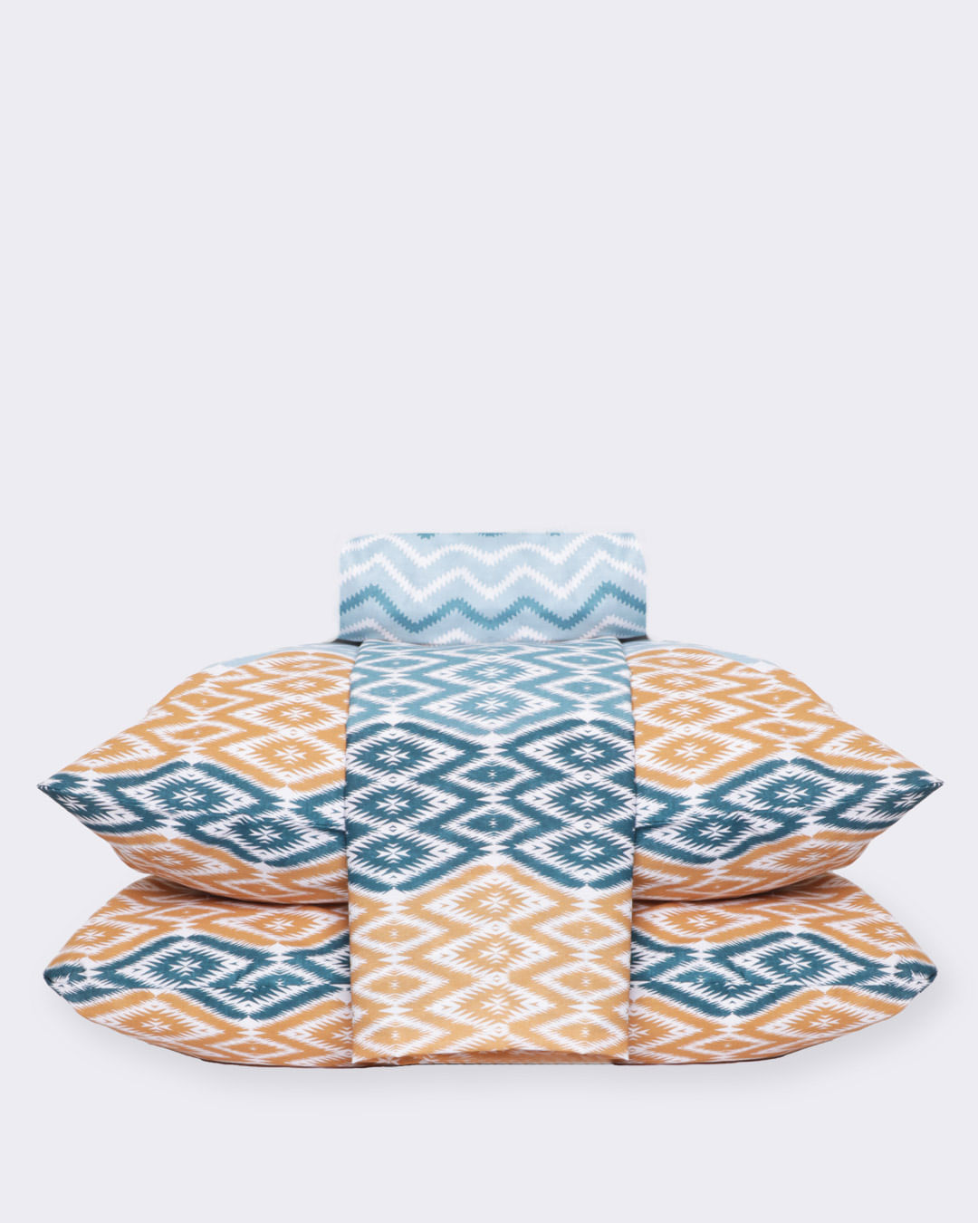 Jg-Cama-Cs-Estamp-Sort-Algo-4-Pc---Verde-Geometrico
