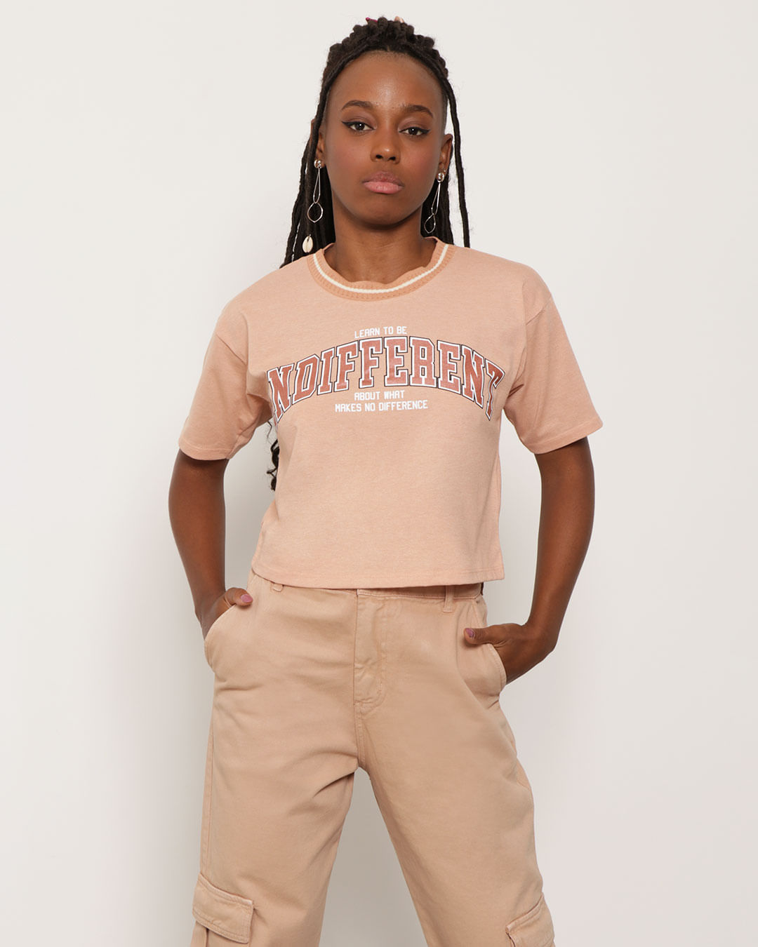 Camiseta-Mc-Ribana--Gola-3005703---Bege-Medio