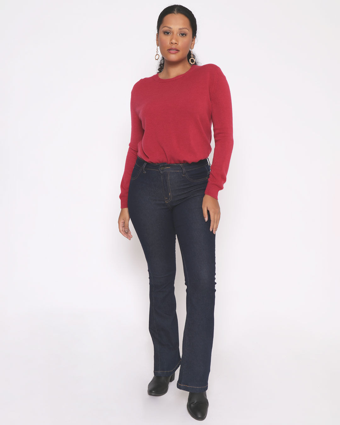 Blusa-Mp0281-Tricot-Gola-Redonda---Vermelho-Medio