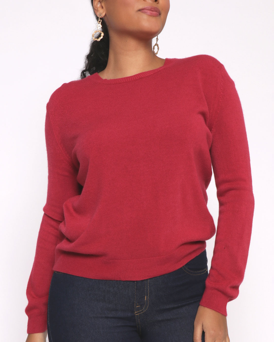 Blusa-Mp0281-Tricot-Gola-Redonda---Vermelho-Medio