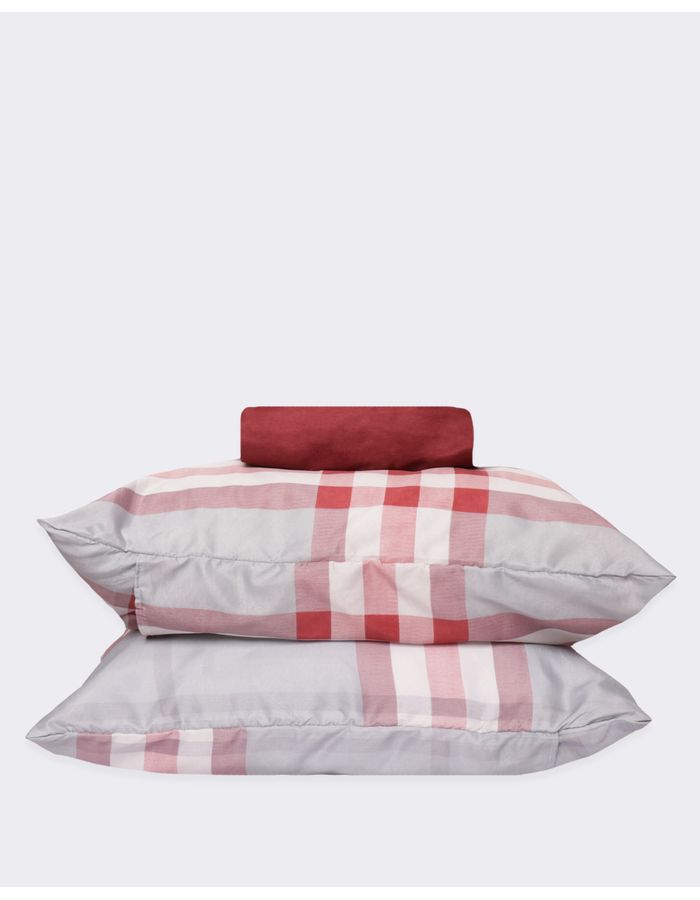 Jogo-De-Cama-Casal-3-Pcs-Moderno-Inv-25---Vinho-Xadrez