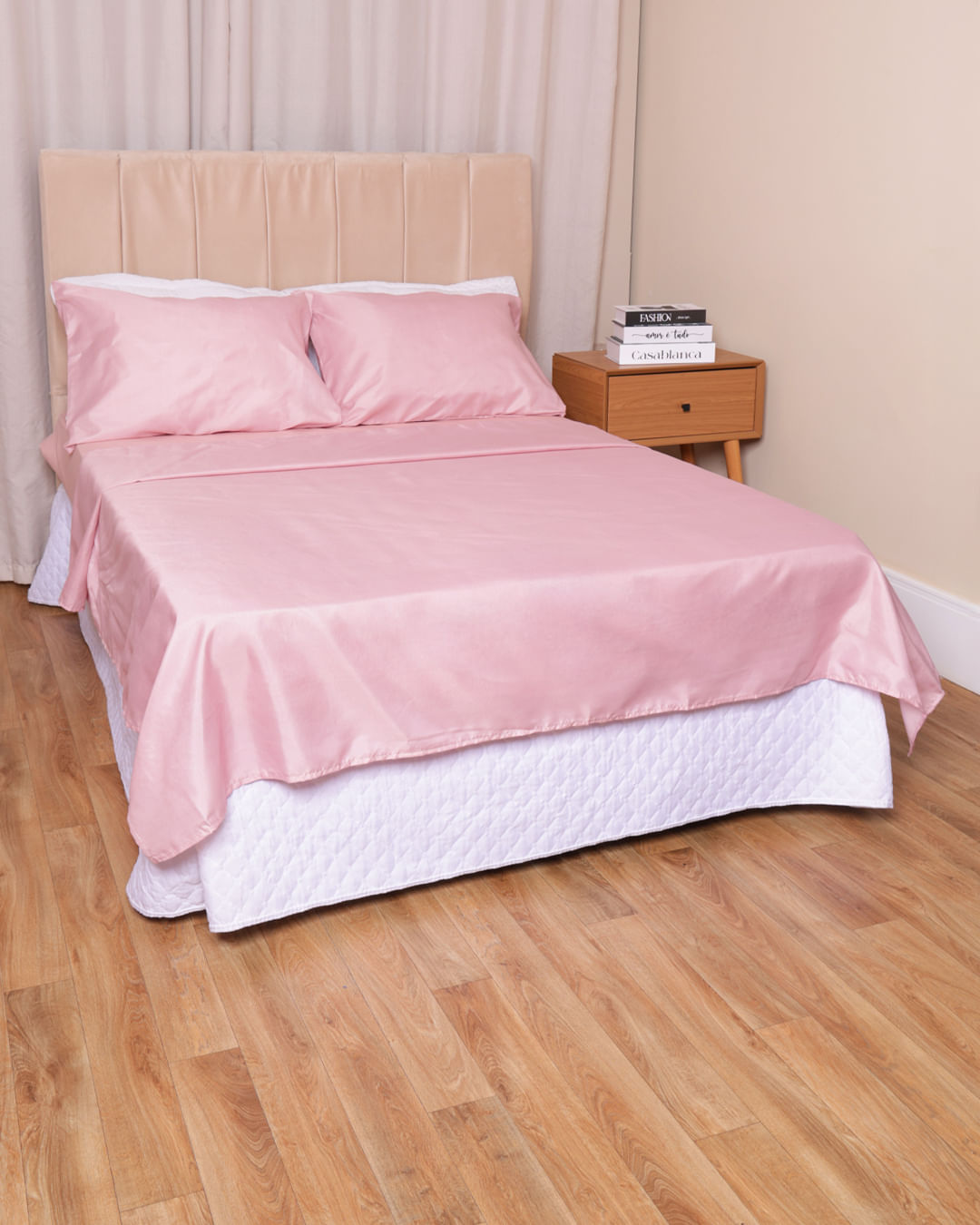 Jg-De-Cama-Qs-Corsega-Textura-F-Liso---Rosa