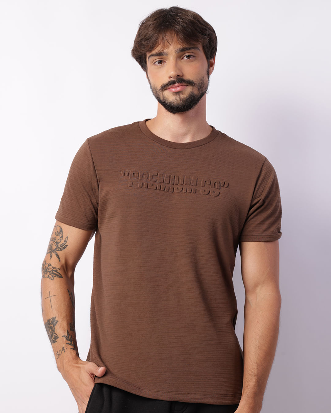 Camiseta-Textu-Embossing-Tr554-Marrom---Marrom