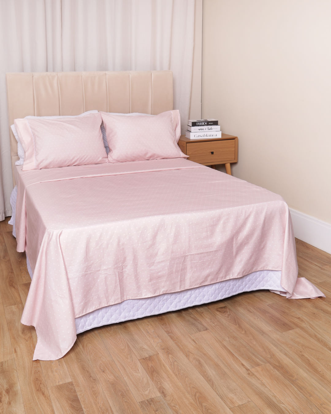 Jg-Cama-Ks-Tradi-Poa-Microp-F-Liso---Rosa