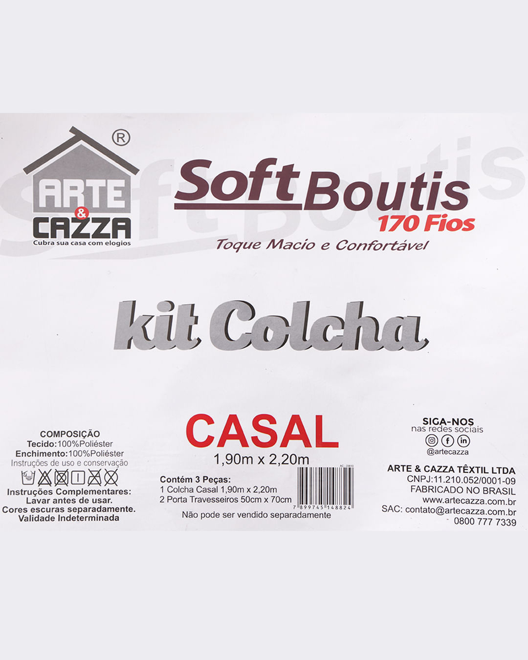 Kit-Colcha-Cs-Portat-Cabas-Ultrasonica---Marrom-Geometrico