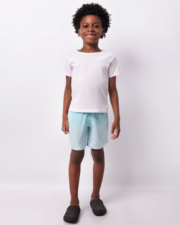 Bermuda Infantil Reta Estampa Degradê Com Bolsos Verde 8