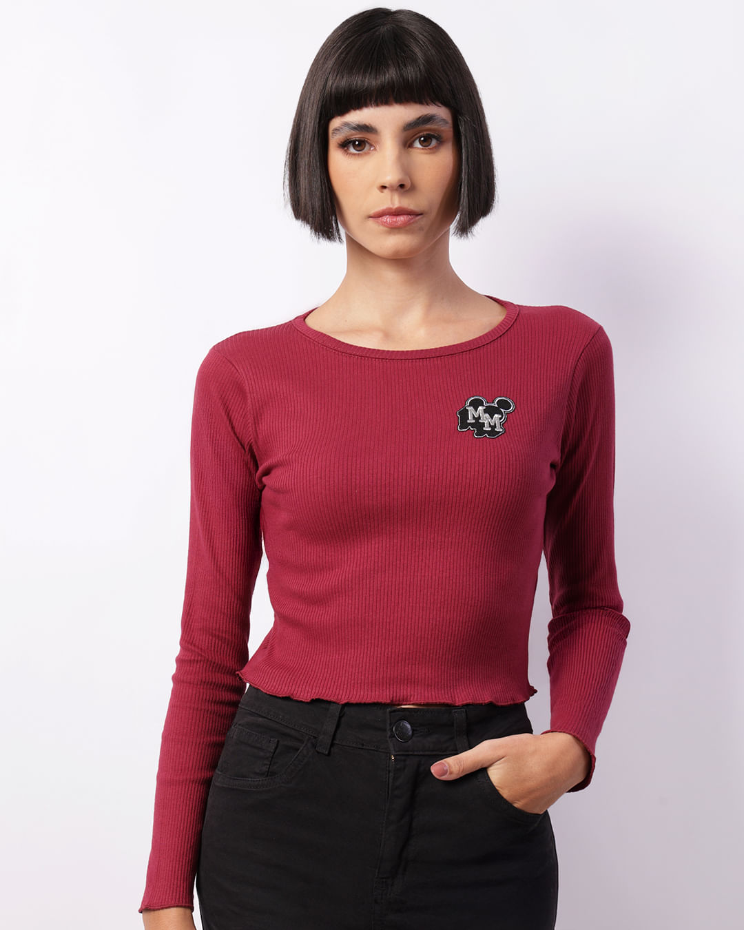 Blusa-Ml-Pg-Canelado-Apliq-Mick-075446---Vinho