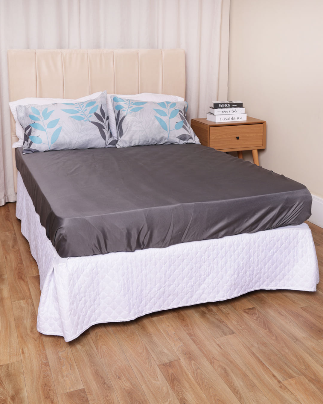 Jg-Cama-Casal-3-Pcs-Romantico-Ver-25---Cinza