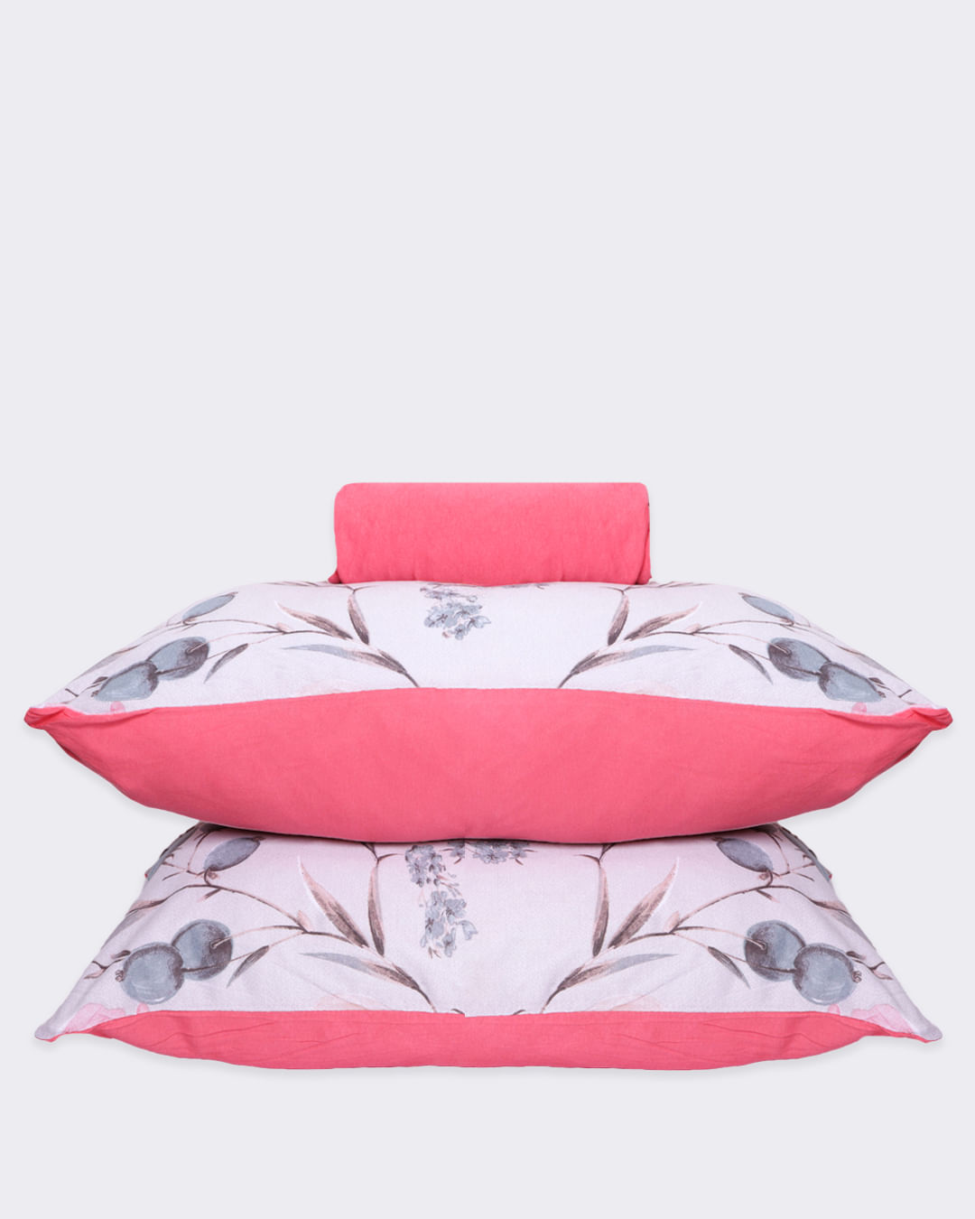 Jg-De-Cama-Cs-Slim-3-Pcs-Romantico---Rosa-Floral