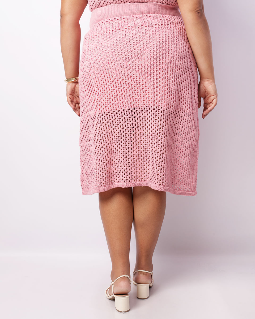 Saia-Midi-H6091-Trico---Rose