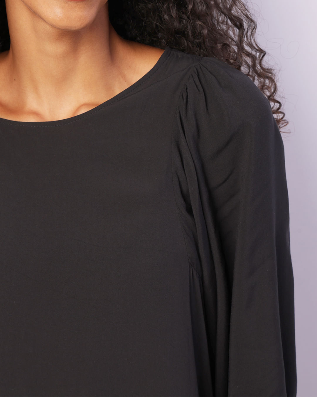 Vestido-Ml-Viscose-Liso-Pto---Preto