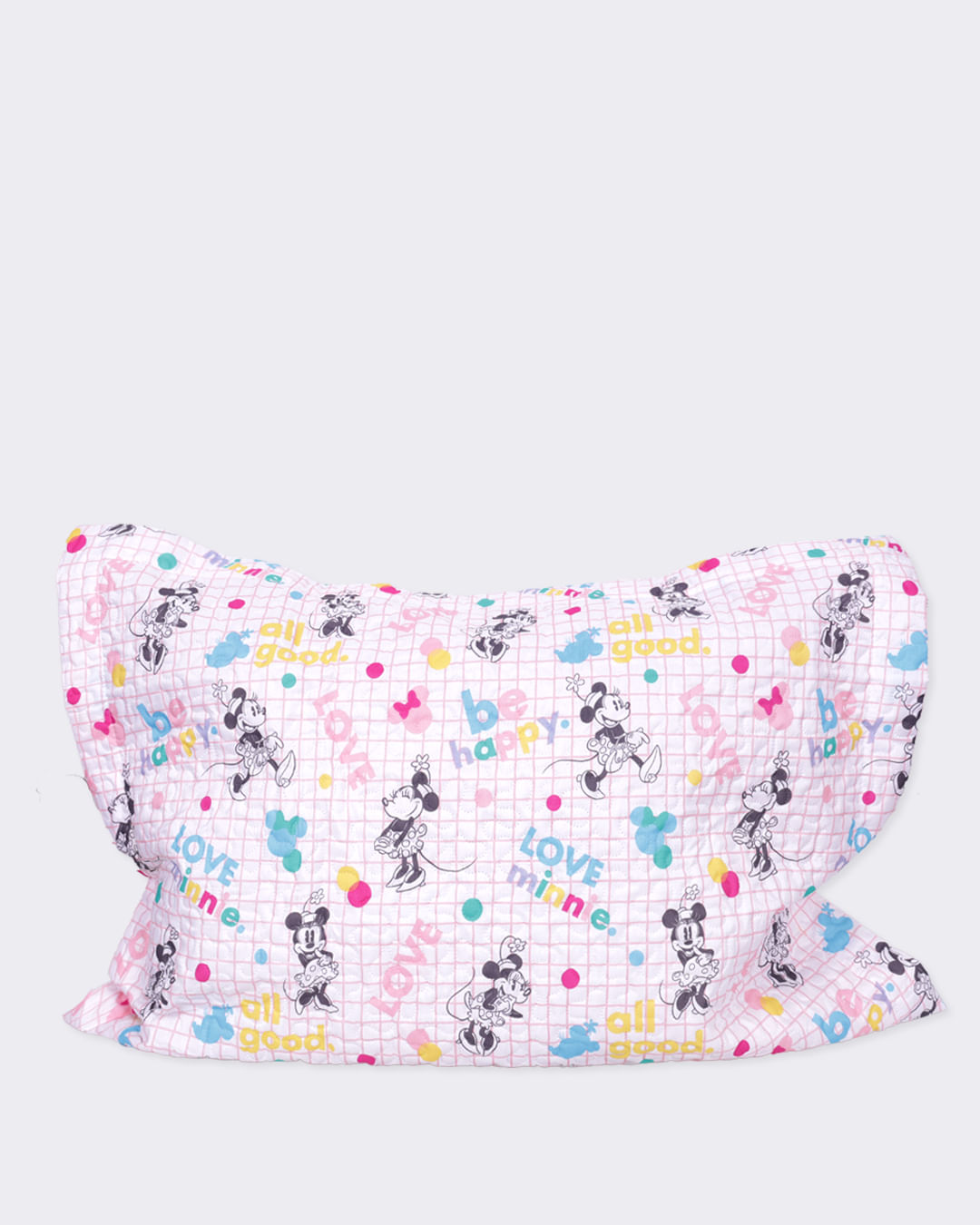 Porta-Travesseiro-Minnie-Be-Happy---Rosa