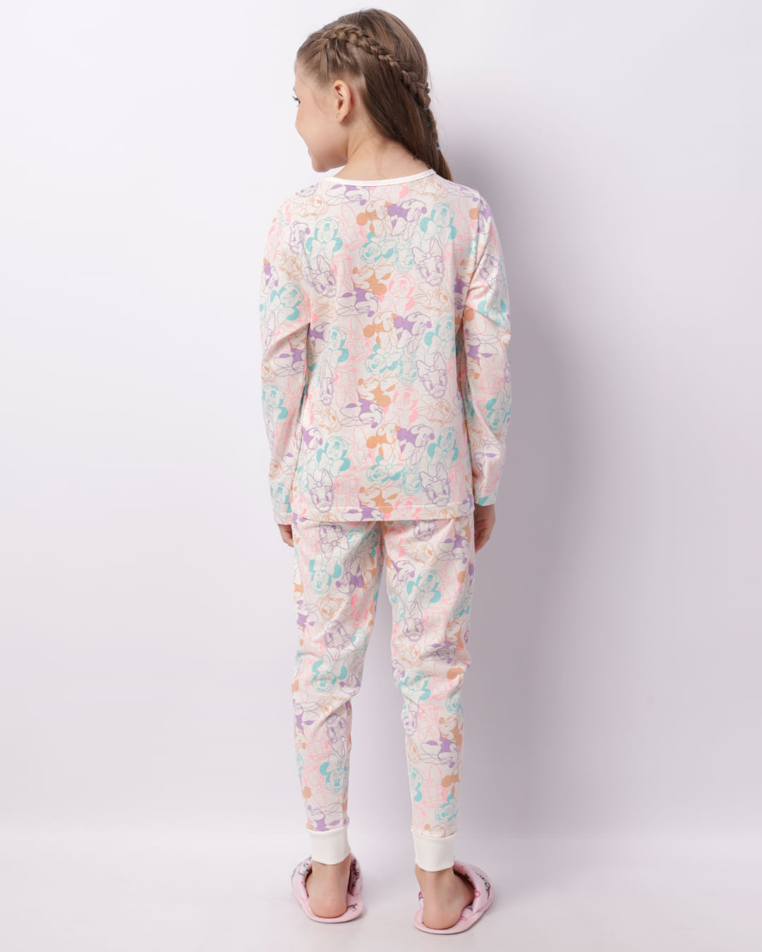 Pijama-Ml-Infa-410 minnie-E-Margarida---Estampado