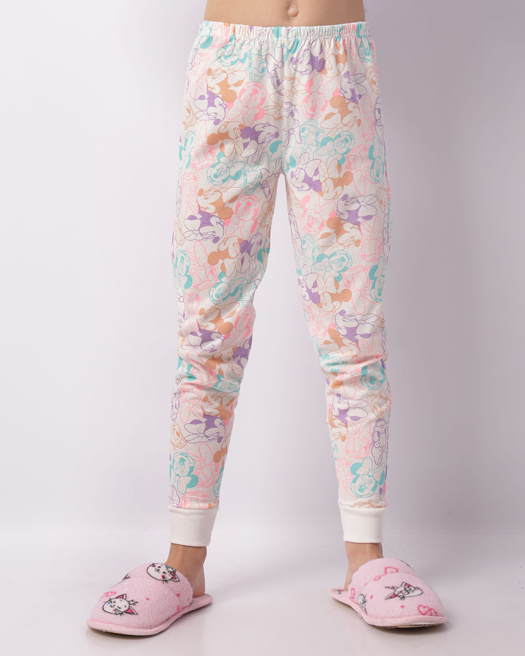 Pijama-Ml-Infa-410 minnie-E-Margarida---Estampado