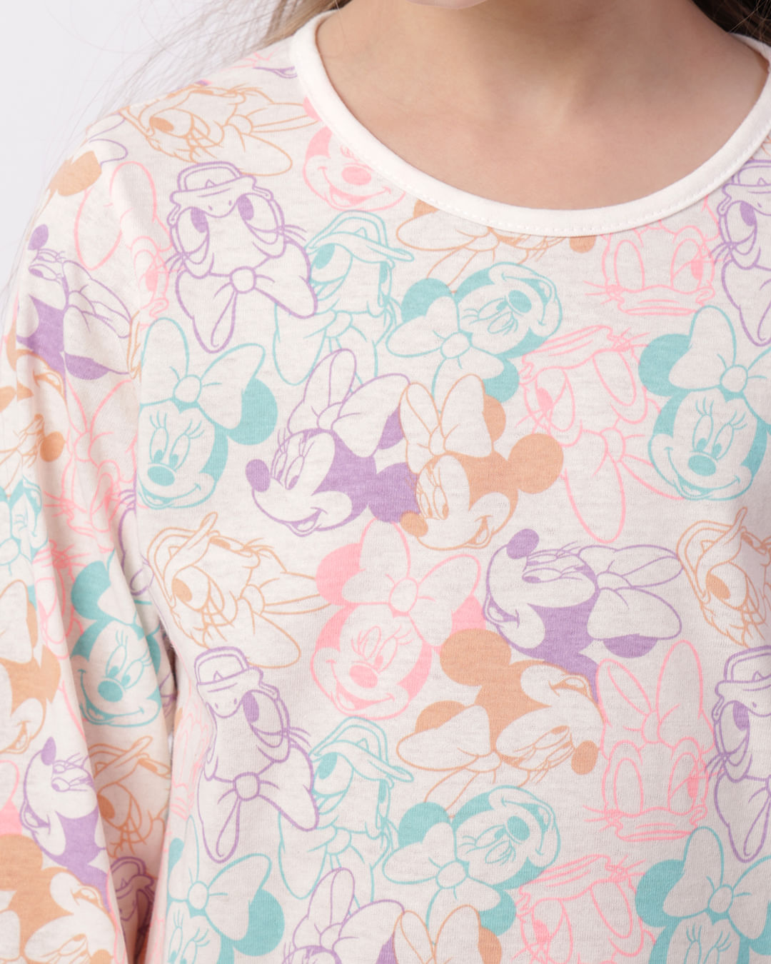 Pijama-Ml-Infa-410 minnie-E-Margarida---Estampado