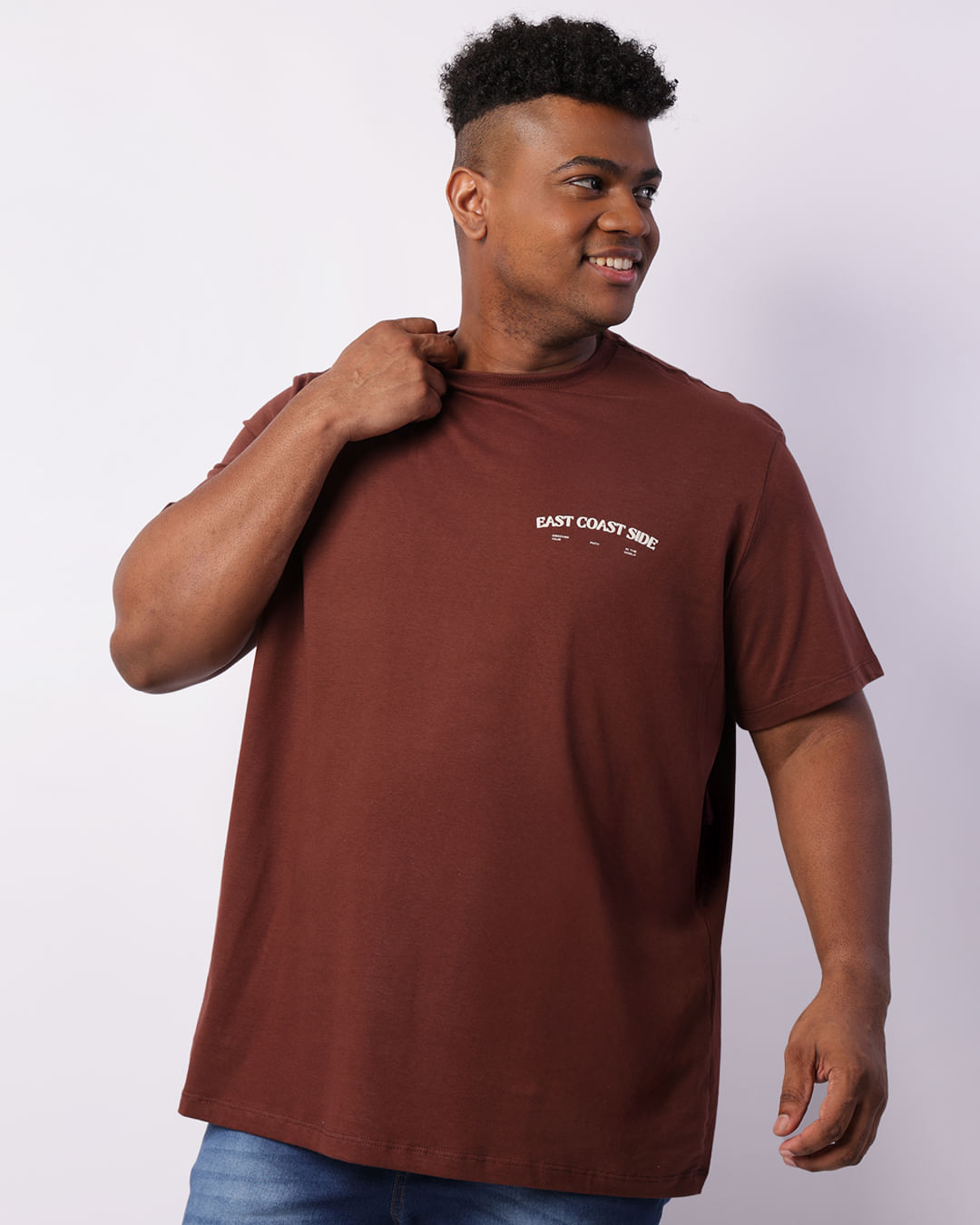 Camiseta-Trc642-Coast-Marr-Plus---Marrom