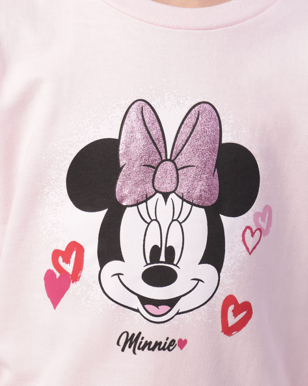 Pij-Ml-Infa-110-Minnie-Hearts-Mol-Felpa---Rosa