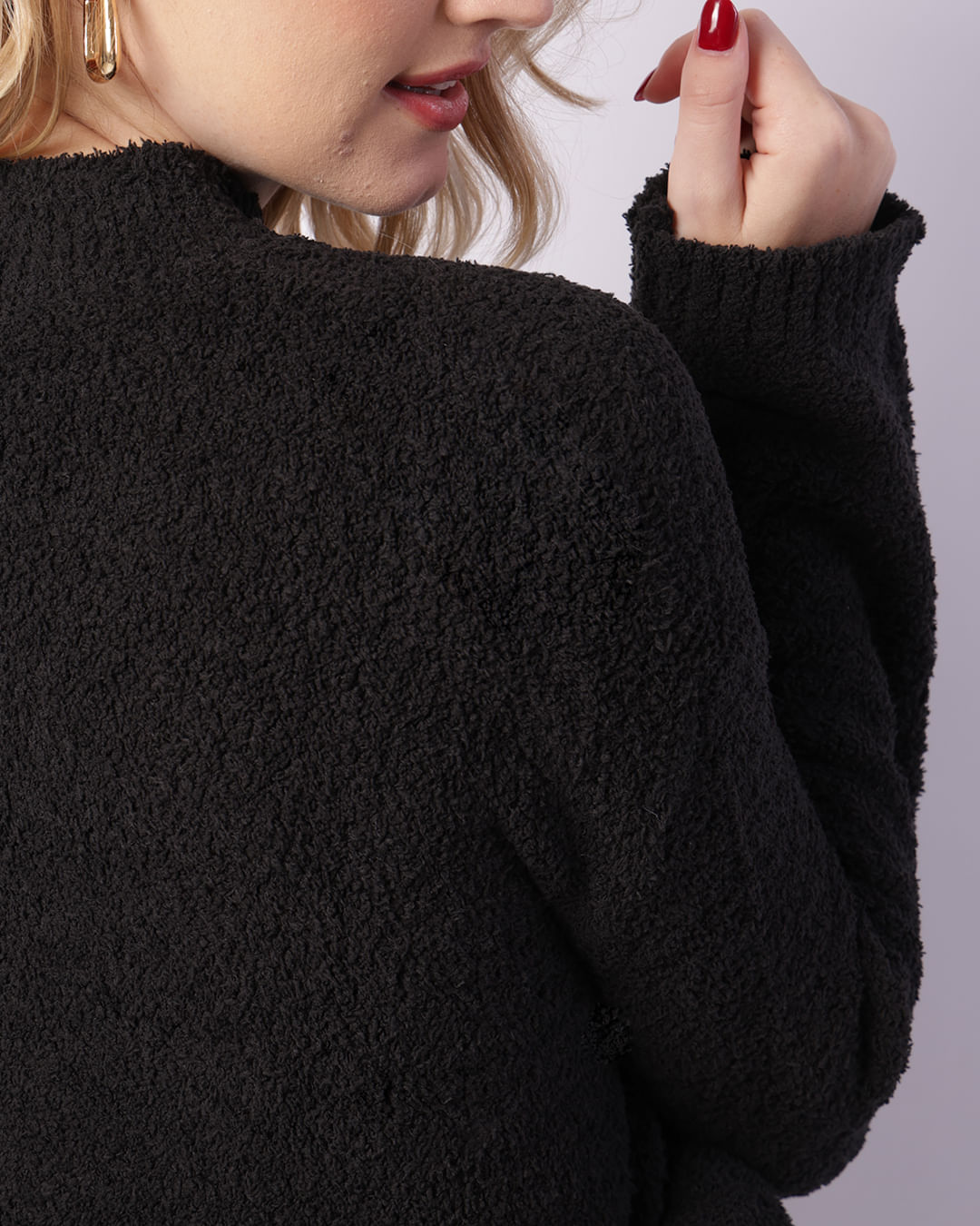 Tricot-Chenille-7632-Cozy-Crop-Pto---Preto